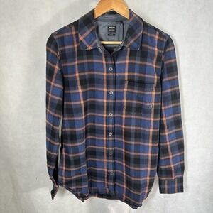 prAna Golden Canyon Flannel Long Sleeve Top Rich Sapphire